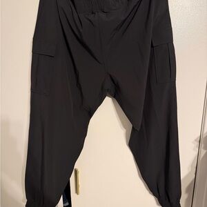 Black Cargo/ Parachute Pants